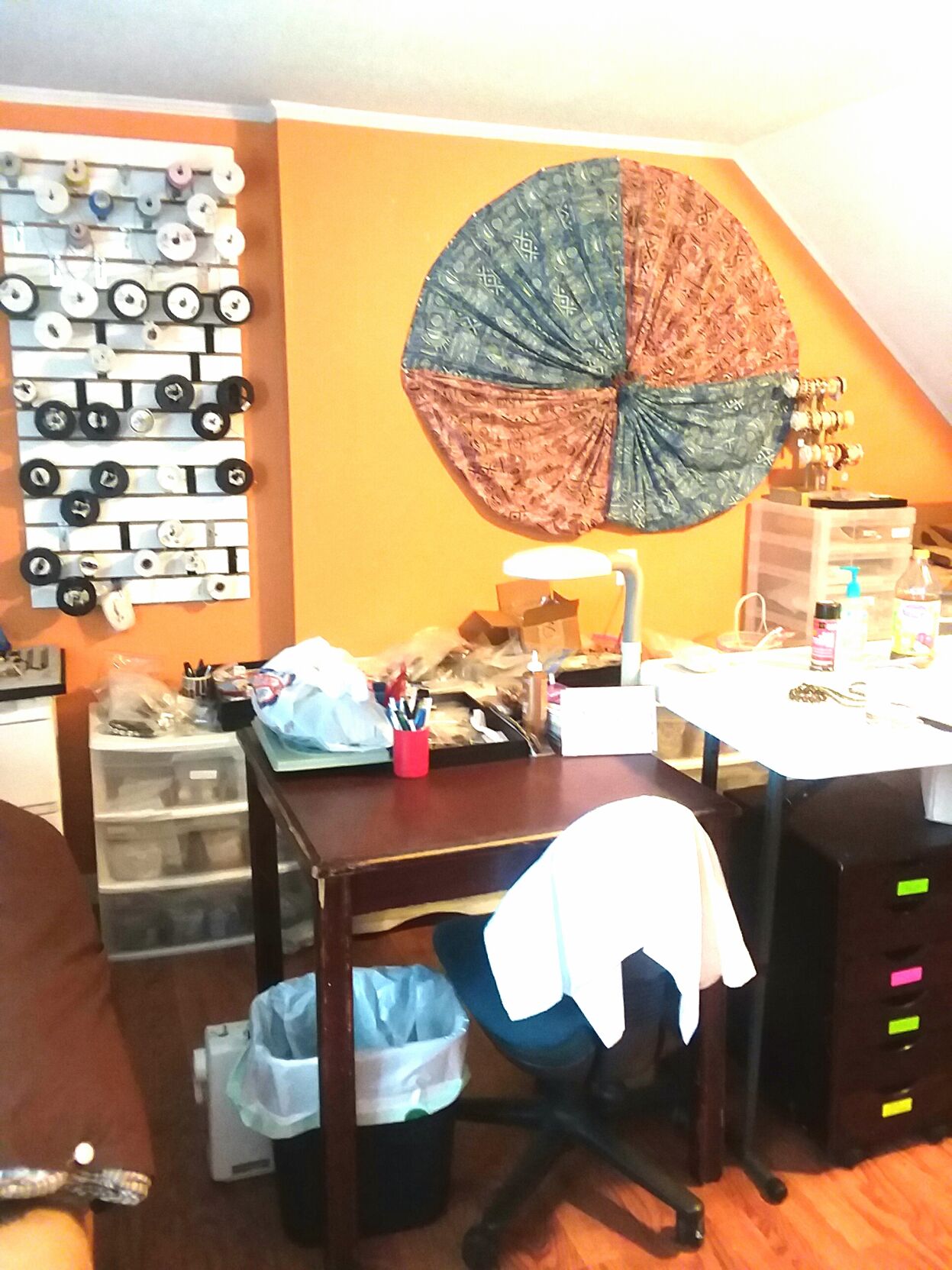 Jewelry making workspace